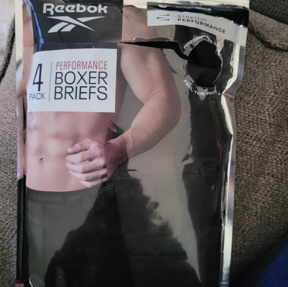 Reebok Performance Boxer Briefs 4pk